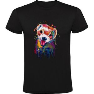 Otter Heren T-shirt | dier | schilder | verf | dierentuin