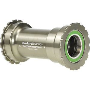 TorqTite Bottom Bracket - BB386 to 24mm - SS - Graphite
