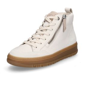 Paul Green - Enkelhoge Sneakers - Zwart - Leer - Geschikt voor Orthopedische Inlegzolen