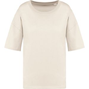 Native Spirit Ecologisch oversized dames-T-shirt NS313 - Ivory - XXS/XS
