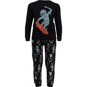 Pebble Stone - Mummie Glow in the Dark - Jongens Pyjama - 98/104