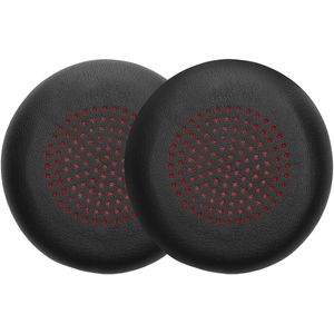 kwmobile 2x oorkussens geschikt voor Plantronics Voyager Focus / B825 / 4210 / 4220 / BlackWire 5200 / 7225 - Earpads voor koptelefoon in zwart