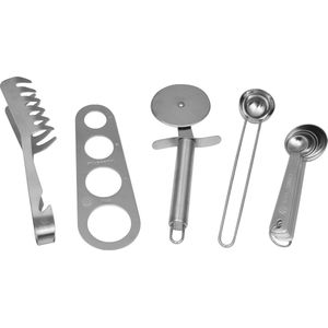 Stainless Steel 5 Piece Pasta Utensil Set