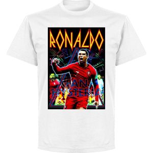 Ronaldo Old-Skool Hero T-Shirt - Wit - XS