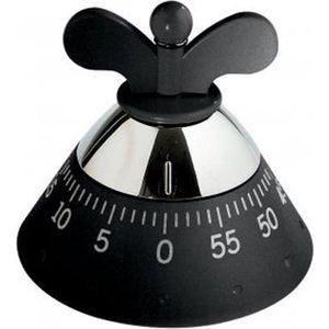 Alessi Kitchen Timer - Kookwekker - Zwart