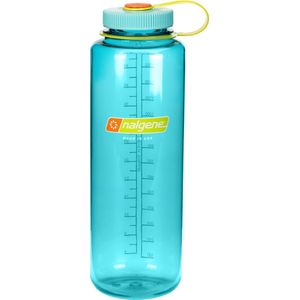 Nalgene Wide-Mouth Bottle - drinkfles - 48oz - BPA free - SUSTAIN - Cerulean