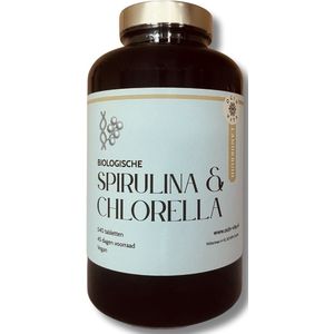 Spirulina & Chlorella Tabletten 540 st – Biologisch – 100% Natuurlijke Superfood – Energie & Vitaliteit – Ocin Vita