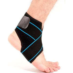 Voetbandage - Enkelbandage - Compressiekousen - Enkelbrace - Enkelbandage klittenbandsluiting - verstelbare enkelbandage - Maat M