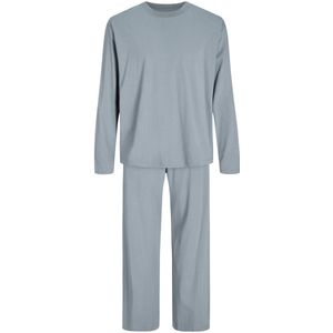Jack & Jones Heren Lounge Pyjama Set Lang JACALFRED Effen Lichtblauw - Maat M