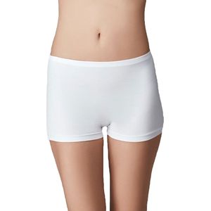 Bamboe Boxershort Dames - 95% Bamboe - 2 stuks - Wit - Maat M - Antibacterieel - Hoge Kwaliteit