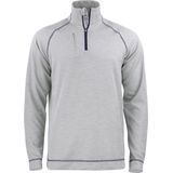 Cutter & Buck Chambers Half Zip Heren 358412 - Grijs Melange - S