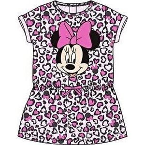 Disney Minnie Mouse jurkje - hartjesprint - roze - maat 86(24 maanden)