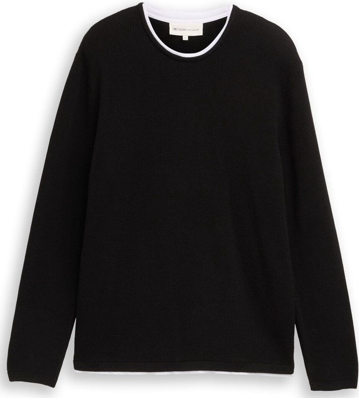 Tom Tailor - 1049409 - Sweatshirt - Effen Kleur - Basic Fit