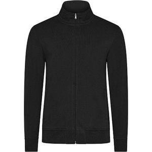 Herenvest 'Premium Full Zip' met zijzakken Black - XXL