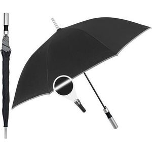 Perletti Paraplu Automatisch 65 X 103 Cm Microvezel Zwart