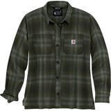 Carhartt - Midweight Flannel L/S Plaid Shirt - Overhemd - Rood - Katoen