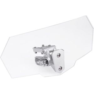 Universele Motorfiets Voorruit Verstelbaar-Opklikbaar Windscherm Verlengspoiler 270X120X44mm met Accessoires .