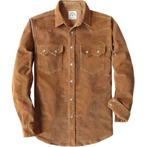 Herenoverhemd van corduroy met lange mouwen - Casual vintage stijl