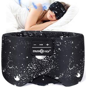 Zijden Oogmasker met Bluetooth Hoofdtelefoon - Luxe Slaapmasker voor Ontspanning en Geluidservaring