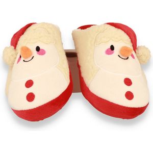 Kinder sloffen laag model | Xmas | rood wit | kwaliteit YM