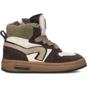 Pinocchio P1803 Sneakers - Jongens - Beige - Maat 24