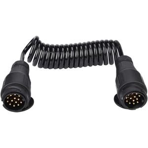Aanhangerstekker 13-pins bedrading - Veerkabel Connector Adapter - Vervanging voor Trailer Caravan .