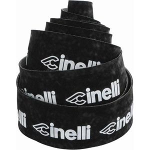 Cinelli Logo Velvet Stuurlint, black/white