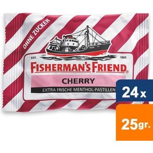 Fisherman's Friend - Cherry Suikervrij - 24 stuks