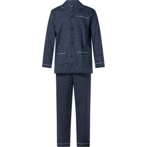 Gentlemen - klassieke heren pyjama 9420 met doorknoop - 100% katoen - navy - maat 48