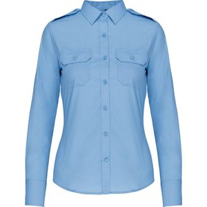 Kariban - K506 - Damespilootoverhemd - Sky Blue - Lange Mouwen