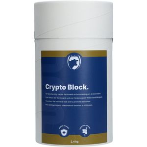 Crypto Block voor kalveren - 2.4 kg - Voedingssupplement - aanvulling op Melkvoeding - bevordert Darmgezondheid, Groei en Immuunsysteem - Oplos Poeder