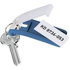 Durable 195707 Key Clip - 1957 Sleutelhanger Blauw 6 stuk(s)