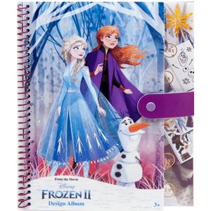Disney Frozen 2 Kleurboek A4 Blauw/paars - 5949043758279