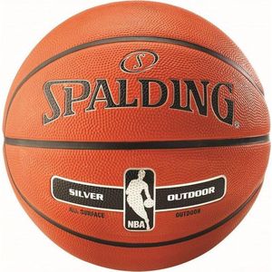 Spalding NBA Silver Outdoor Junior Basketbal