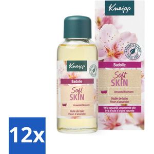 Kneipp - Badolie - Amandelbloesem - Voor droge en gevoelige huid - 100 ml - Voordeelverpakking - 12 stuks