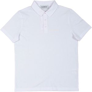 Bikkembergs Bmt0930 Korte Mouw Poloshirt Wit M Man