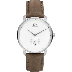 Danish Design horloge Donau Taupe White IQ14Q1279 - Grey - Analog