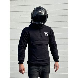 Kevlar Motorhoodie - TC MotoWear - CE-Level 2 - Hoogwaardig Kevlar - Motorhoodie