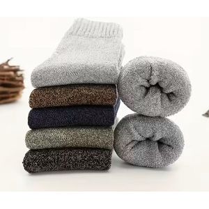 5 Paar 100% wollen unisex Sokken - Kasjmier Wol mix - Dikke Winter Sokken - Zacht, Warm & Luxe