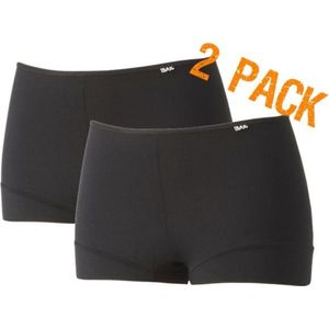 Avet | Dames Boxershorts | Microvezel | maat XXL | Zwart | 2-Pack