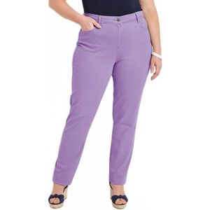 5-pocket stretch katoenen broek met rechte pijpen