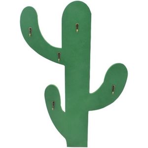 Cactus Kinderkapstok - Kapstok Kinderen - Babykamer decoratie - Kapstok Baby - Groen - 5 Haakjes