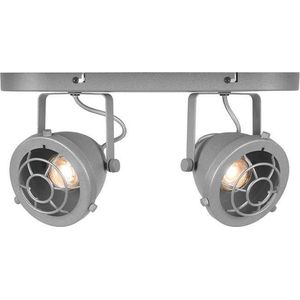 LABEL51 Altena led Spot - Grijs - Metaal - 2 Lichts