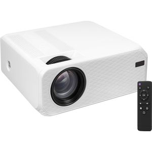 Audyn Beamer - Full Hd 1080P - Draagbare Mini Beamer - Draadloze Projector - Wifi en Bluetooth - Beamers - Hdmi, Usb en Aux - Wit