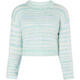 Mymo - Gebreide Trui - Zachtgroen - Dames - Veelkleurig