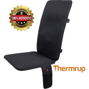 Thermrup® - Warmtekussen Campingstoel - Infrarood Warmtekussen - afmeting 40 x 100 cm - wasbaar - waterbestendig - 3 warmtestanden - Met voeding en Powerbank - 3D stof - bestand tegen natte kleding of zwemkleding