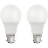 VITO LED Lamp A60 B22 - 9W (vervangt 60W) - 819lm - 6400K - 220-240V - Ø50mm - Energiezuinig - 2 stuks