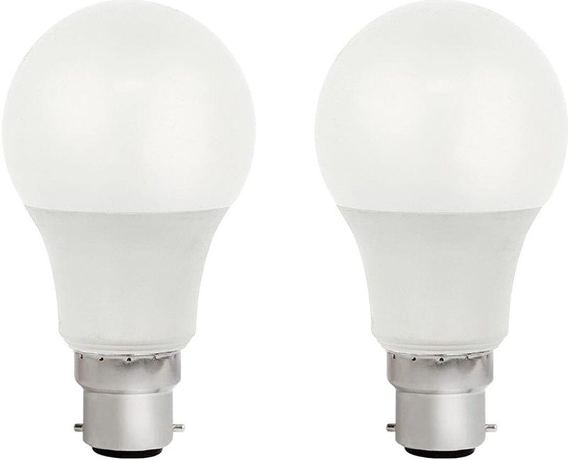 VITO LED Lamp A60 B22 - 9W (vervangt 60W) - 819lm - 6400K - 220-240V - Ø50mm - Energiezuinig - 2 stuks