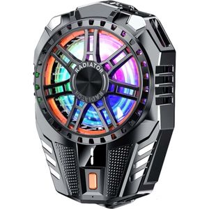 Koeling Telefoon - Telefoon Gaming - Rgb licht - halfgeleiderradiator - grip - koelventilator - 3-speed - control - temperatuur