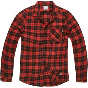 Vintage Industries Riley Flannel Shirt Red Check